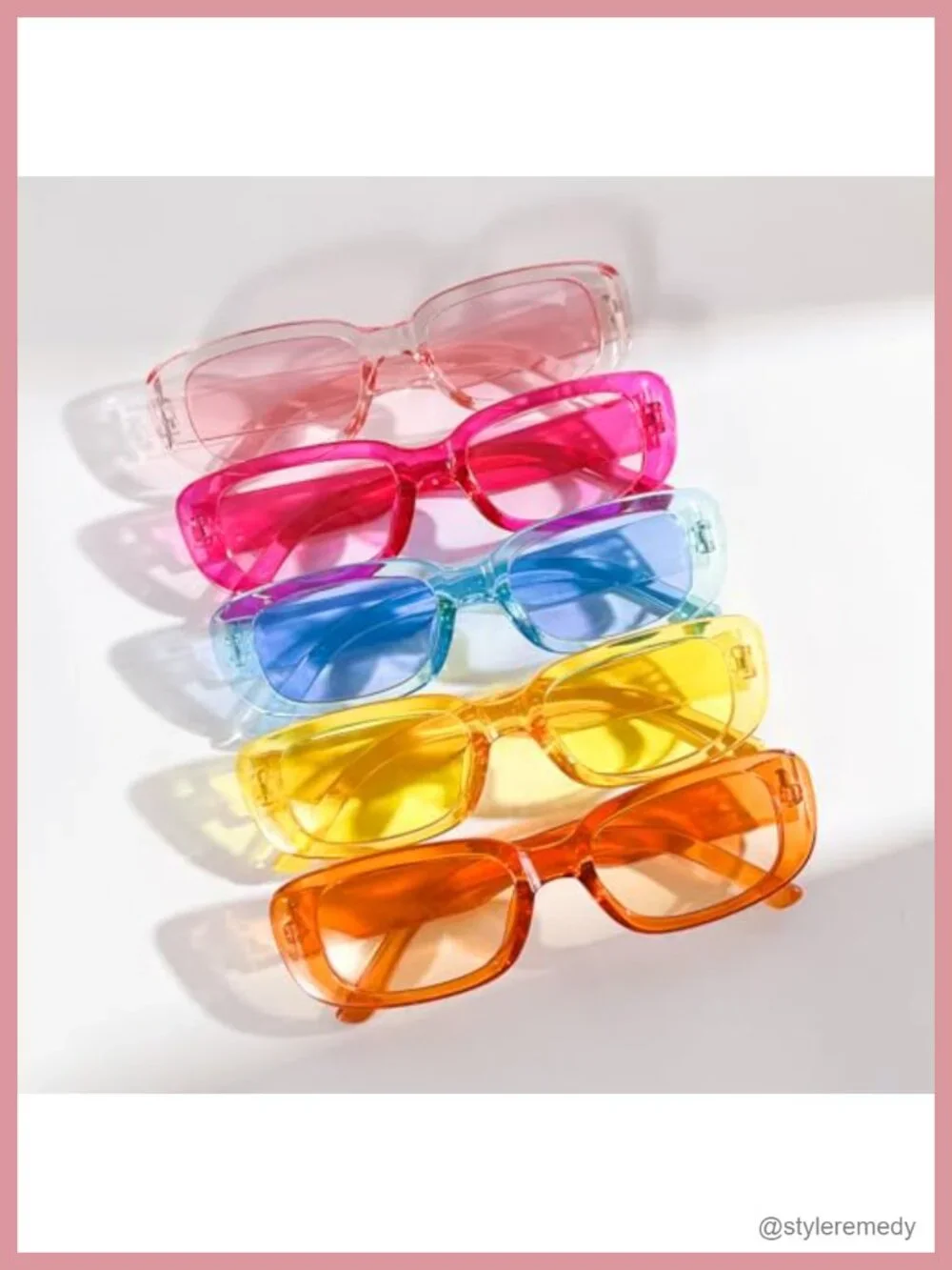 16 Pack Retro Square Sunglasses UV400 Protection Vintage Eyewear